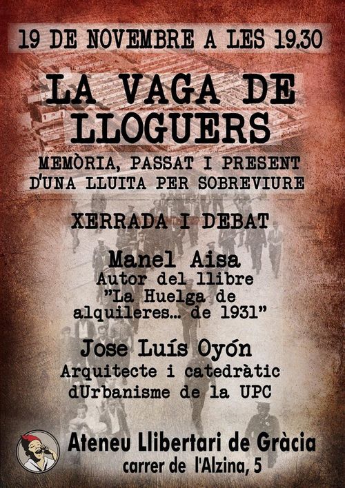 Xerrada: La vaga de lloguers (Cap a la vaga de lloguers II)