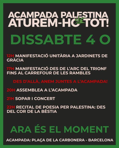Convos Acampada Palestina